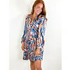WAVY BOHO PLEAT DRESS