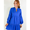 ROYAL PLACKET TRIM DRESS