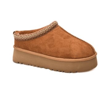 PILLOW TALK SLIDES- COGNAC