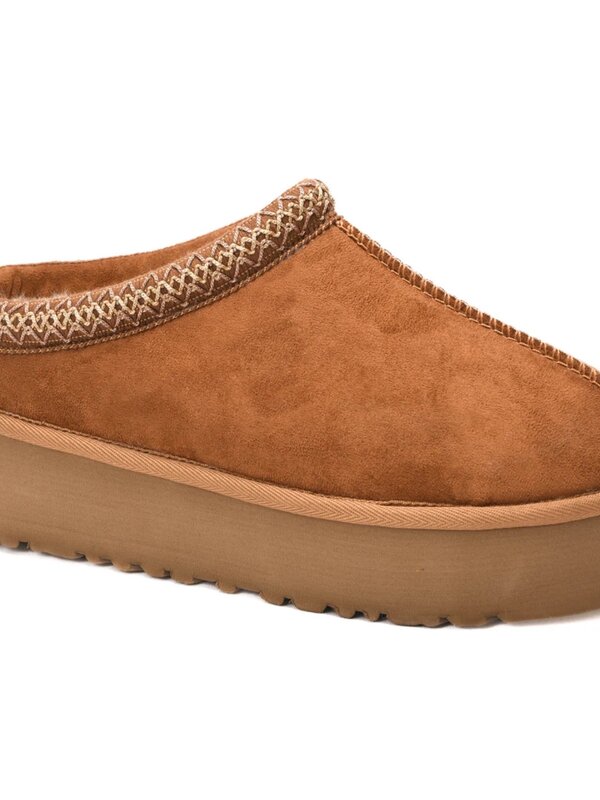 PILLOW TALK SLIDES- COGNAC