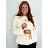 IVORY BOAT NECK SWEATER
