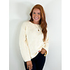 IVORY BOAT NECK SWEATER