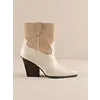 BEIGE 2-TONED BOOTIE