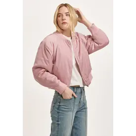  SATIN PINK JACKET - SAMARIA