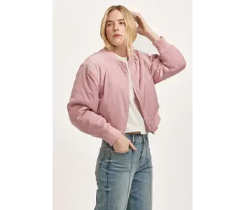 SATIN PINK JACKET - SAMARIA