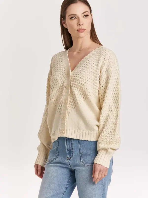 VINTAGE CREAM CARDIGAN