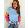 COLORBLOCK PATCH LONGSLV