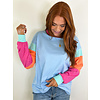 COLORBLOCK PATCH LONGSLV