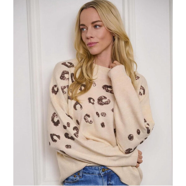  SWEATER ANIMAL SEQUINS