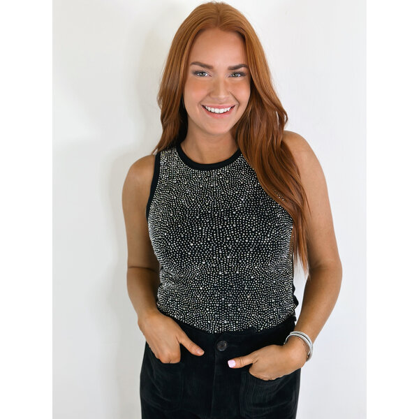  BLACK SWEATER TANK