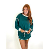 GREEN LOUNGE SKIRT SET