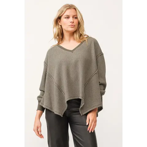 MIRA THERMAL TOP - DARK OLIVE