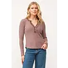 LUNA THERMAL TOP - MARRON