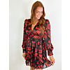 RED FLORAL DRESS