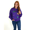 MARDI GRAS BOW SWEATER