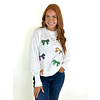 MARDI GRAS BOW SWEATER