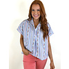 FLORAL FRENCH CLASSIC VNECK COLLAR