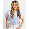 FLORAL FRENCH CLASSIC VNECK COLLAR