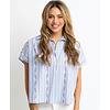 FLORAL FRENCH CLASSIC VNECK COLLAR
