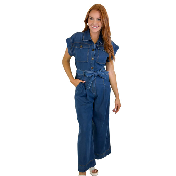  Jospehine Denim Jumpsuit