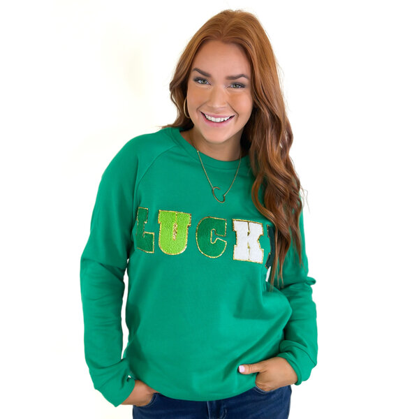 LUCKY CHENILLE SWEATSHIRT