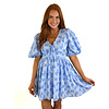 BLUE BOW DRESS