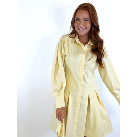 FINLEY DRESS - YELLOW
