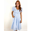 LIGHT BLUE MIDI DRESS