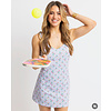 FRENCH FLORAL TANK WEEKEND DRESS
