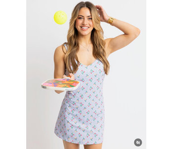 FRENCH FLORAL TANK WEEKEND DRESS