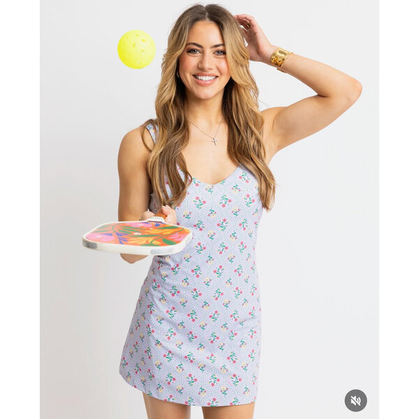  FRENCH FLORAL TANK WEEKEND DRESS