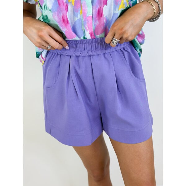  PURPLE PULL ON SHORT