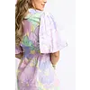PASTEL FLORAL POPLIN SHIRT DRESS