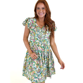  Paisley Garden Dress