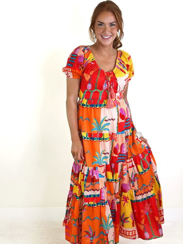 AYANA TROPICAL PALMS DRESS