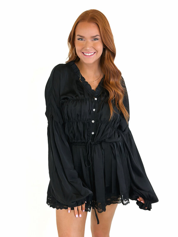 BLACK SKIRT SET