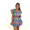 SUMMER RAINBOW MONET DRESS