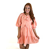 Papaya Bow Poplin Dress