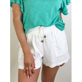  WHITE AUDRA SHORT
