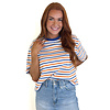 MADDOX TOP - DAZZLING STRIPE