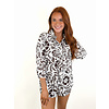 BROWN BOHO DRAWSTRING SHORT SET
