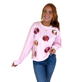  SARAH PUMPKIN BOW SWEATSHIRT