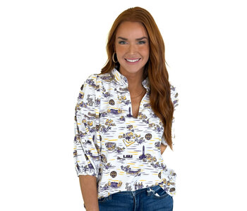 ELIZA TOP - LSU TOILE