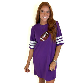  SEQUIN FOOTBALL DRESS