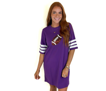 SEQUIN FOOTBALL DRESS