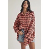 Plaid Distressed Fannel Shirt