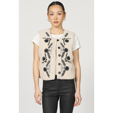 ADELAIDE VEST - IVORY