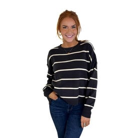  BOXY STRIPE SWEATER