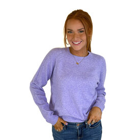  PURPLE RAGLAN SWEATER