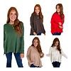 SOLID  CASHMERE BLEND SWEATER